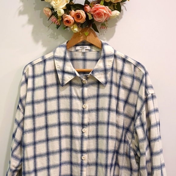 MADEWELL Flannel Crop (W 1X) - Picture 6 of 9
